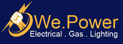 We Power Electrical | Gas | Lighting Logo